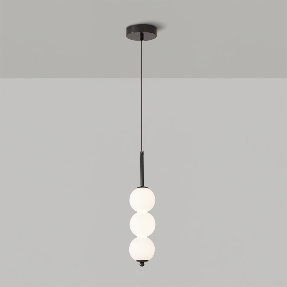 Orbet Stacked Glass Ball Pendant Lamp for Bedside | Desfino