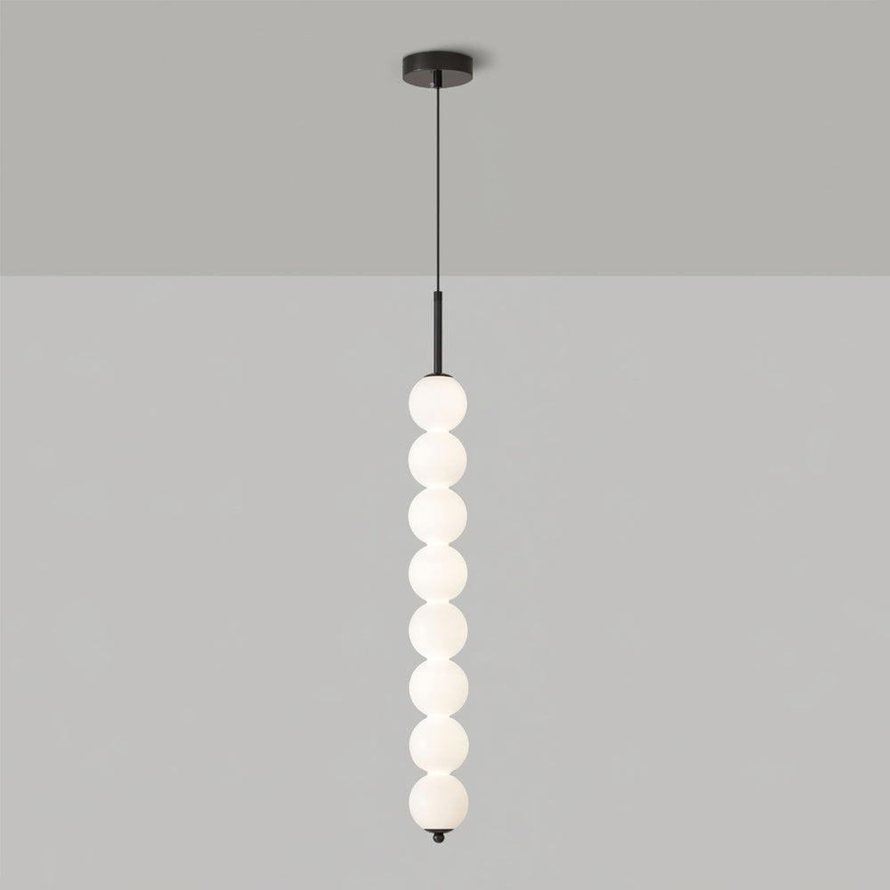 Orbet Stacked Glass Ball Pendant Lamp for Bedside | Desfino