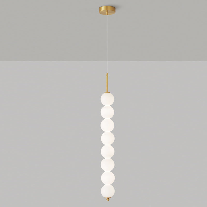 Orbet Stacked Glass Ball Pendant Lamp for Bedside | Desfino