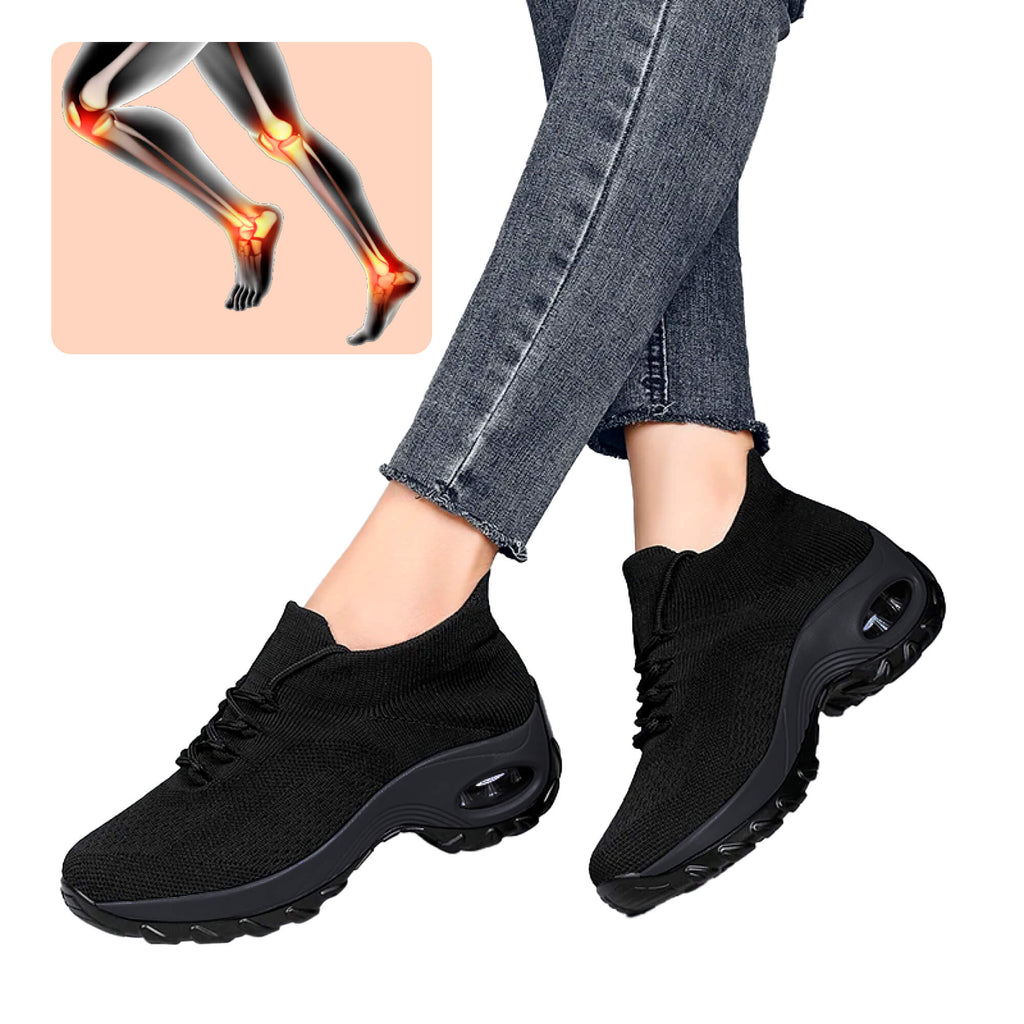 Scarpe ortopediche alla moda da donna Arelle — vestibilità UK, suola con plateau massiccio - Desfino