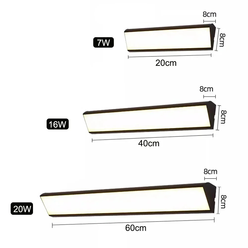 PatioGlow Waterproof LED Wall Lamp — Slim Exterior Light - Desfino