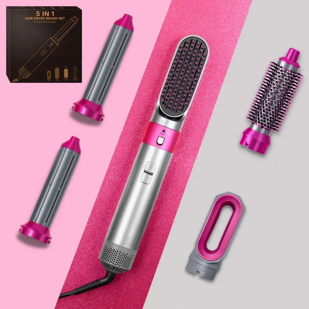 Lunera 5-in-1 Hair Styler — Coanda Auto Curler, Dryer & Flat Brush | Desfino