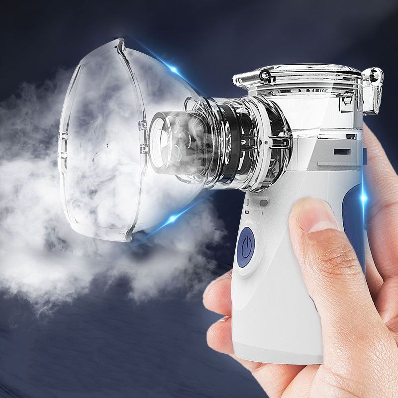 Nebulizator portabil ultrasonic reîncărcabil BreezeNova, de mână - Desfino