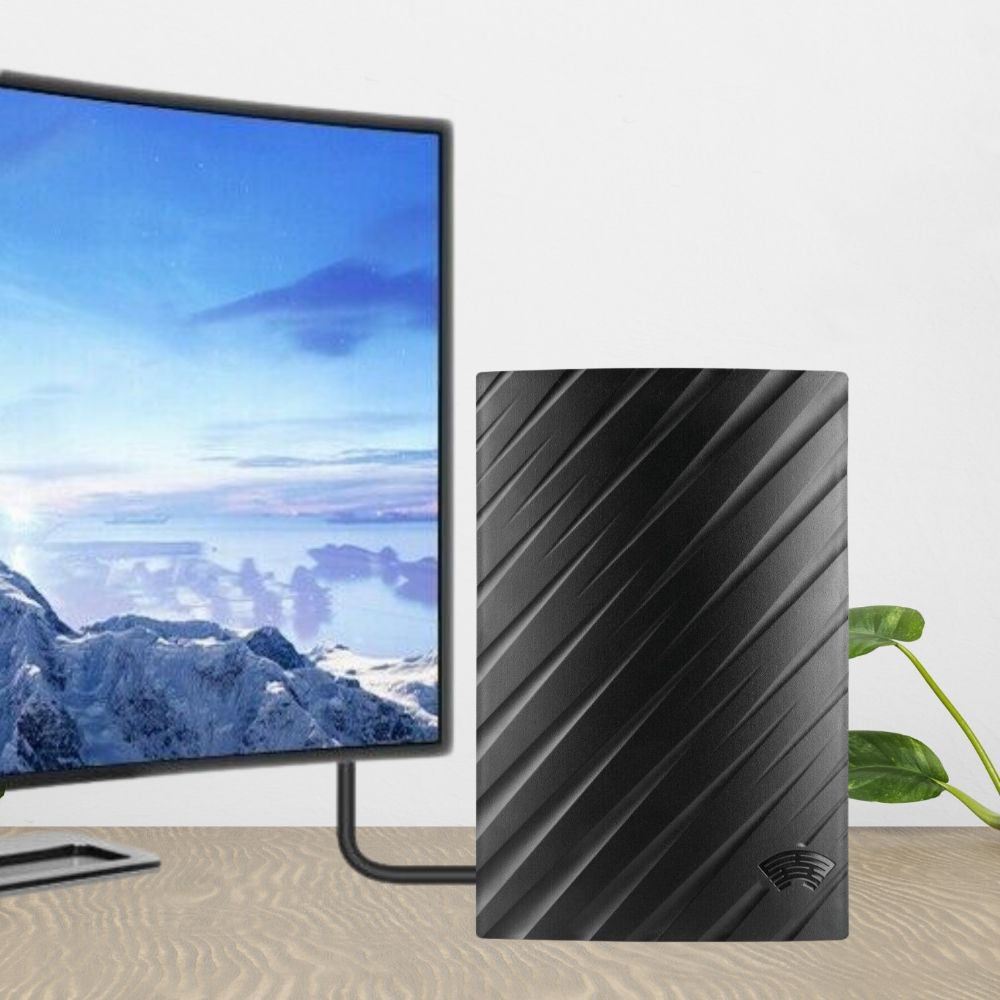 NovaView Pro -tehokas 4K HDTV -antenni — 600 mailin kantama - Desfino
