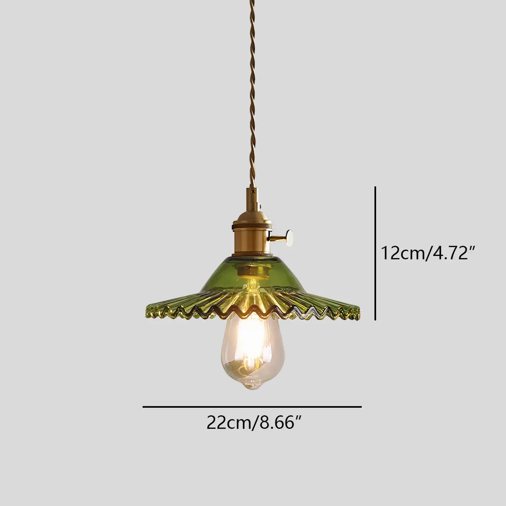 Isabel Glass Pendant Light for Kitchen Island | Desfino