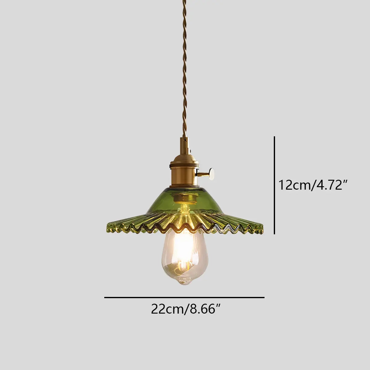 Isabel Glass Pendant Light for Kitchen Island | Desfino