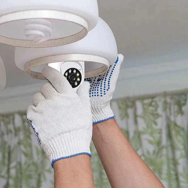 LumaGuard 屋外用Wi-Fi電球型防犯カメラ — 動体検知 - Desfino