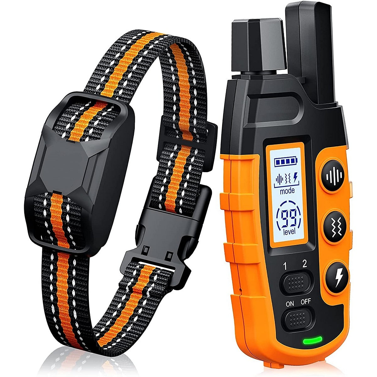 קולר לכלבים NovaPace — שלט רחוק לטווח 1000m, עמיד למים בתקן IPX7, נטען - Desfino