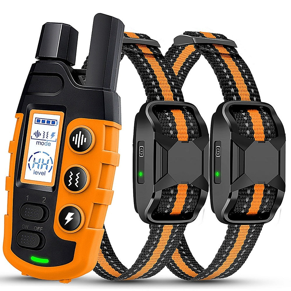 קולר לכלבים NovaPace — שלט רחוק לטווח 1000m, עמיד למים בתקן IPX7, נטען - Desfino