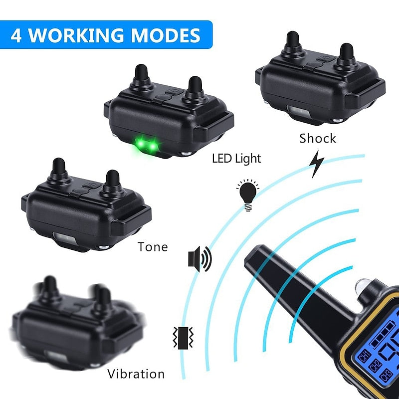 LumaPaw Pro Remote Dog Training Collar — LED Light Beacon - Desfino