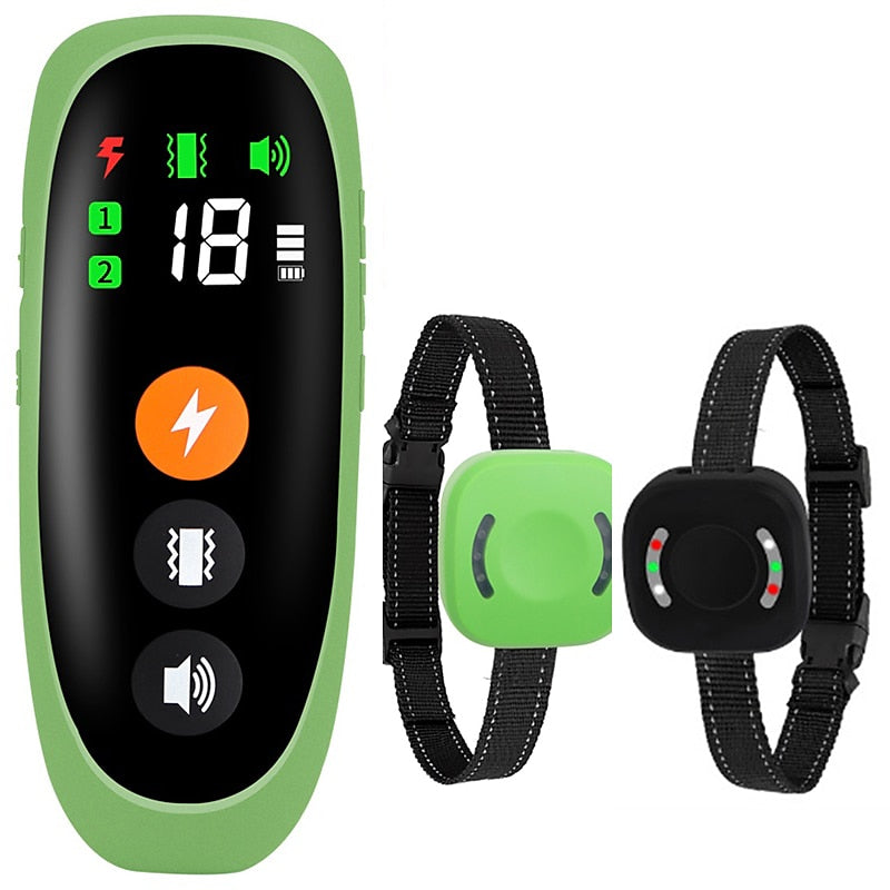 LumaPaw Pro genopladeligt træningshalsbånd — 4 tilstande, vandtæt, 3.6–54.4 kg - Desfino