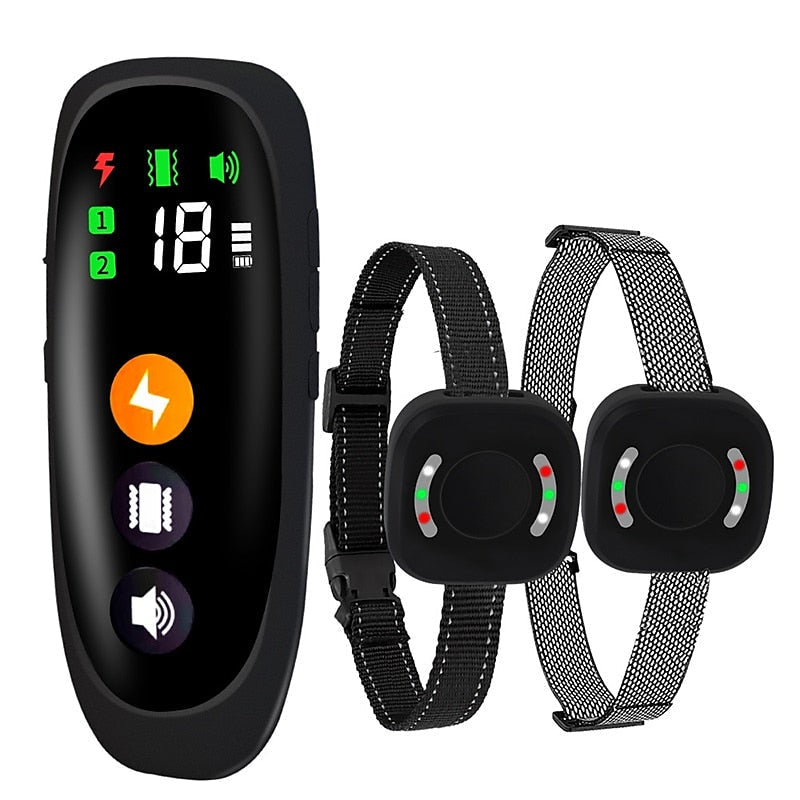 KiroPaw Pro Wasserdichtes Trainingshalsband — Signalton, Vibration & Licht | Desfino