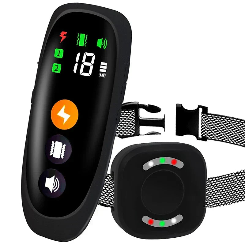 קולר אילוף נטען LumaPaw Pro — 4 מצבים, עמיד למים, 3.6–54.4 ק"ג - Desfino