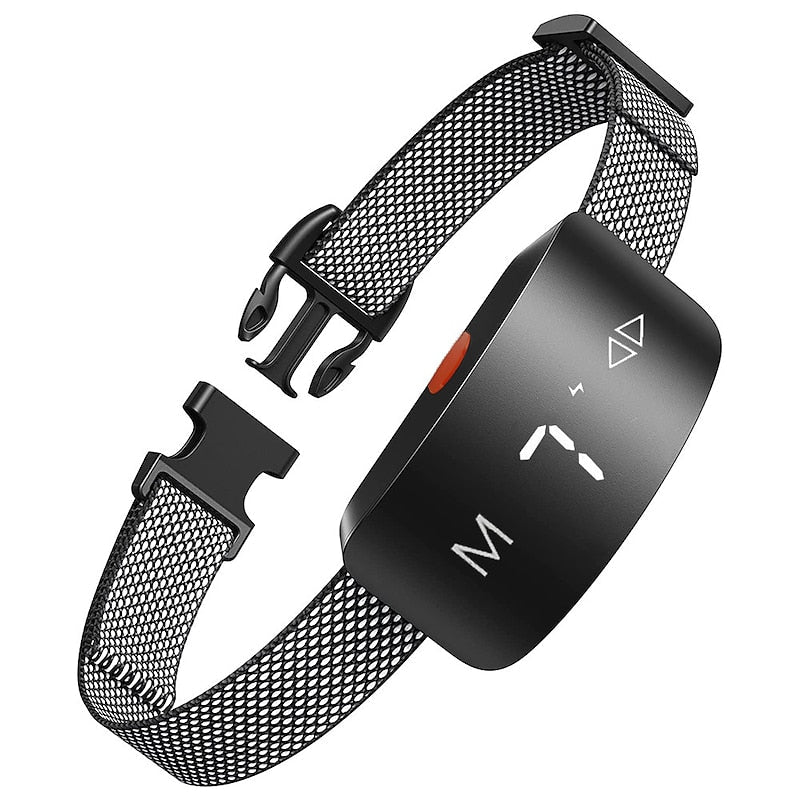 NovaPup oplaadbare blafhalsband met touchscreen — waterdicht, 5–50 kg - Desfino