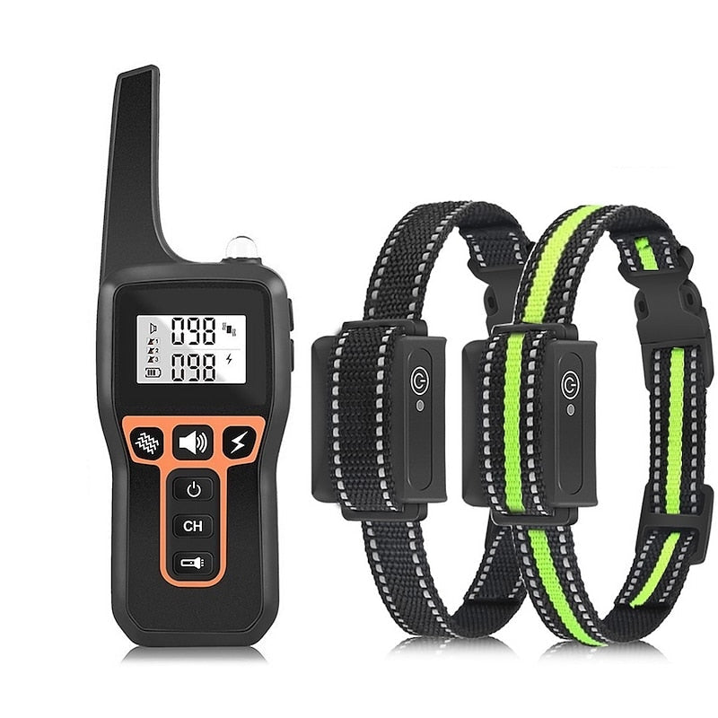 Zgardă de dresaj impermeabilă MarinPulse Trainer 1000m pentru câini — bip, vibrații și impuls electric - Desfino