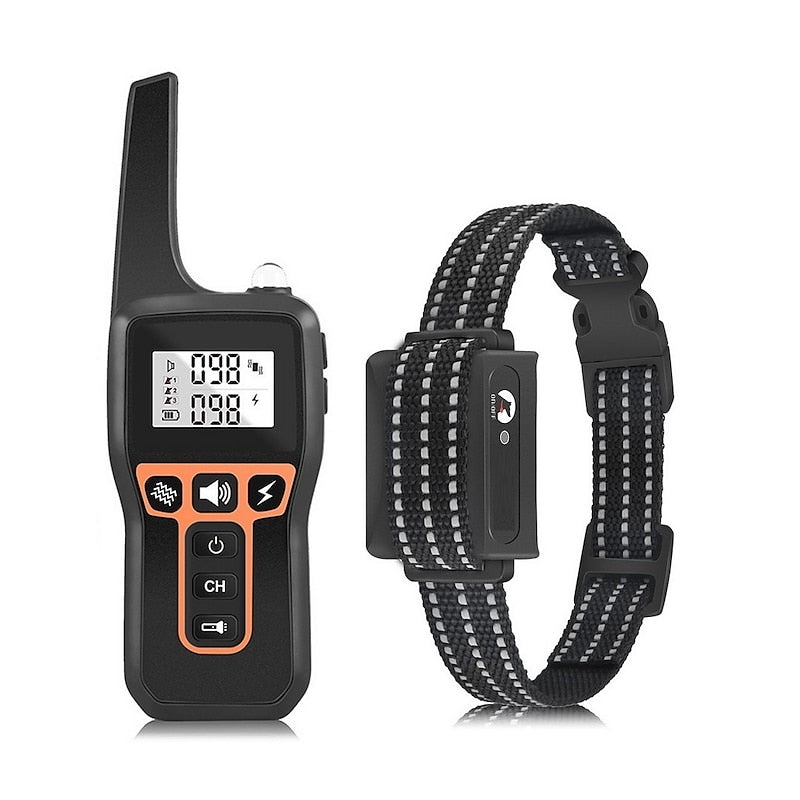 Collar impermeable recargable ZenRidge — 1000m, descarga/vibración/pitido - Desfino