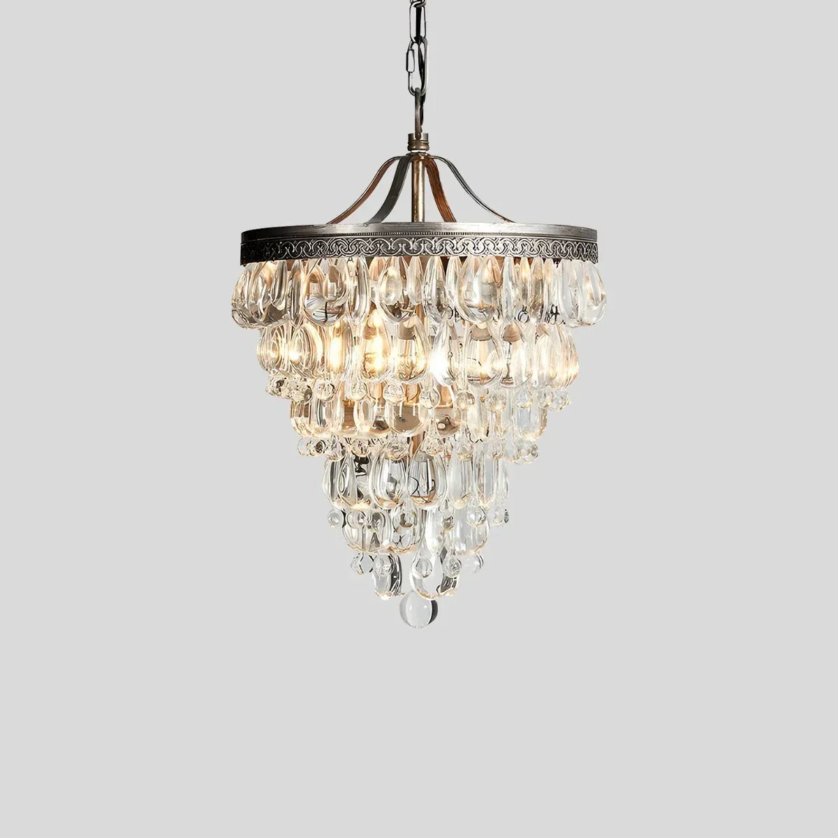 Vintage Crystal Pendent Light for Living Room | Desfino
