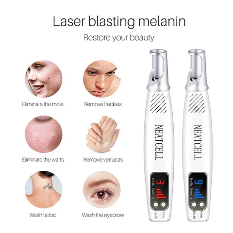 NovaDerm 皮秒激光笔 — 纹身、痣、雀斑和痤疮去除 - Desfino