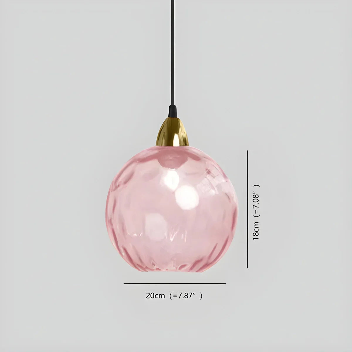 Colorful Glass Ball Pendant Light for Living Room | Desfino