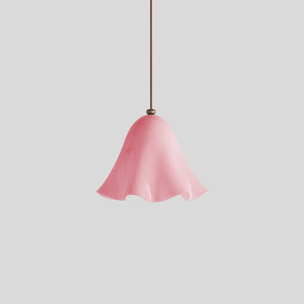 Vintage Flower Colored Glass Pendant Light | Desfino