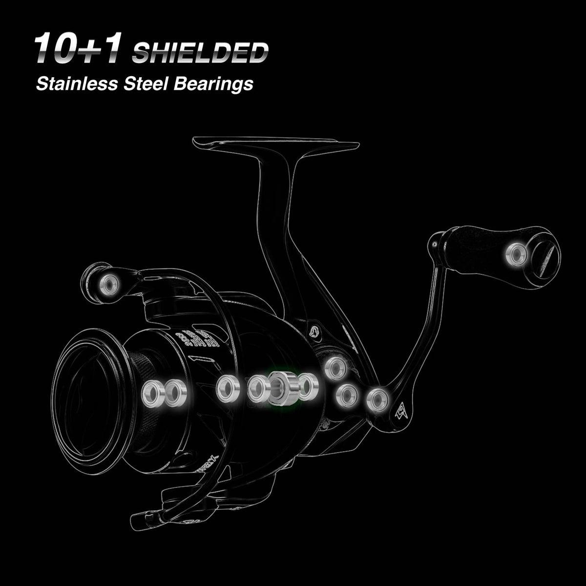 Mulinello da spinning ad alta velocità Piscifun Viper X, misura 500-5000 | Desfino
