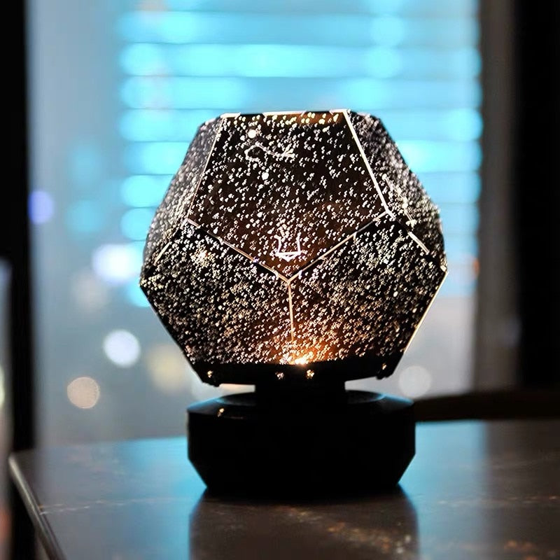 Projetor de céu nebuloso AstraLume — Efeito luminoso de céu estrelado - Desfino