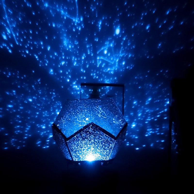 Projetor de céu nebuloso AstraLume — Efeito luminoso de céu estrelado - Desfino
