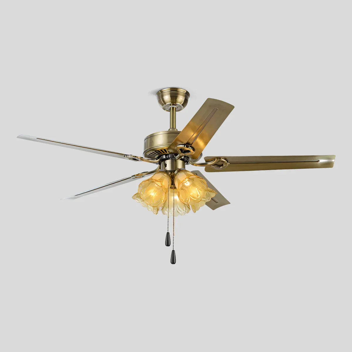 Vintage-Deckenventilator mit Licht für das Esszimmer | Desfino
