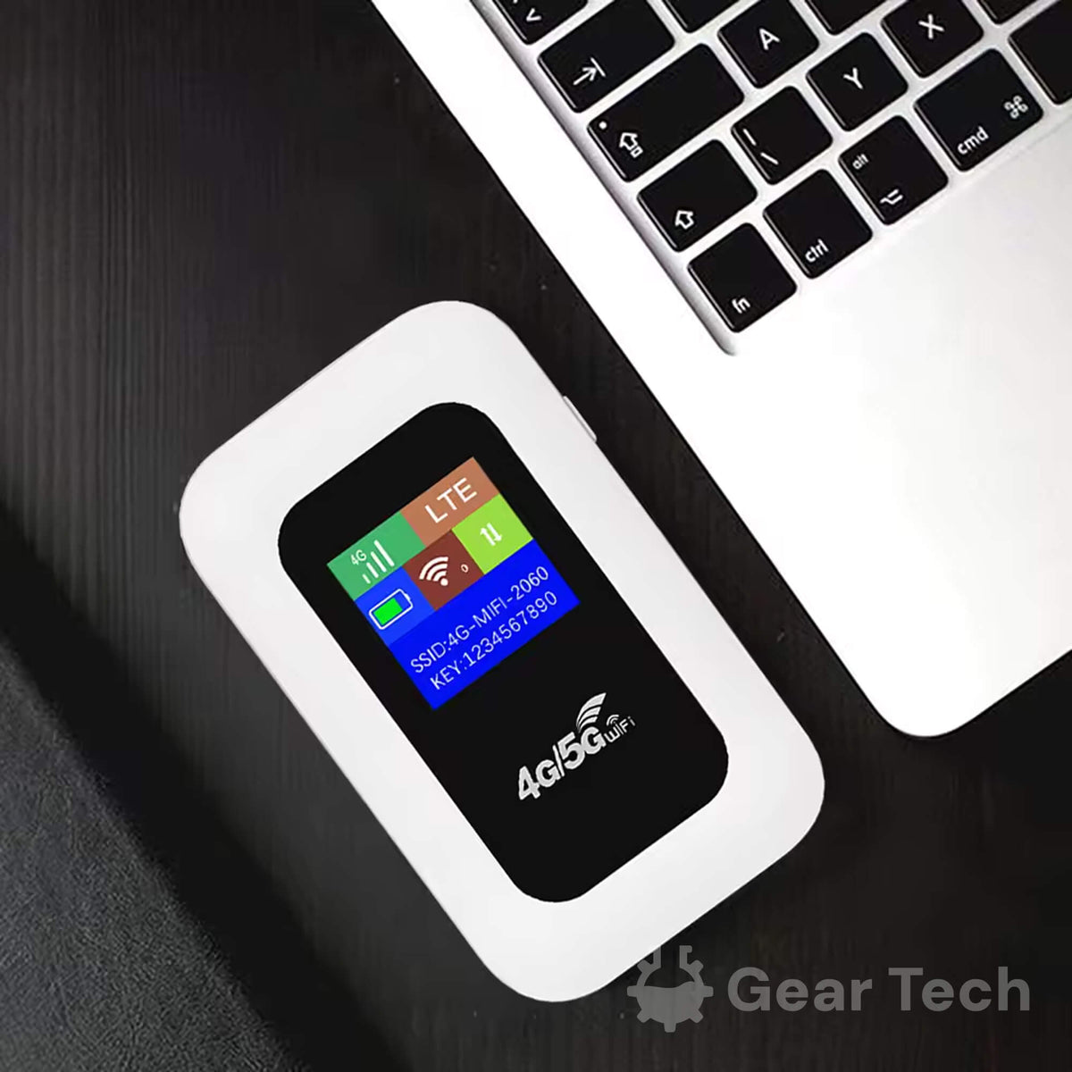 RoamWave Tragbarer 5G-WLAN-Router — Plug-and-Play-SIM-Kartenverbindung - Desfino