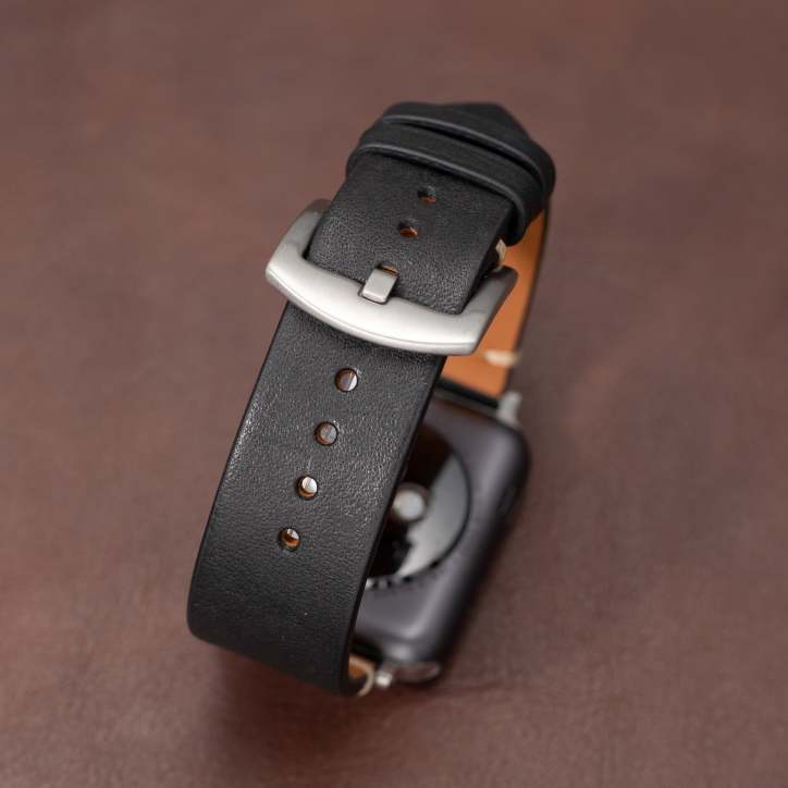 Mareni-smartwatchrem — slankt italiensk læder, 316L rustfrit stål - Desfino