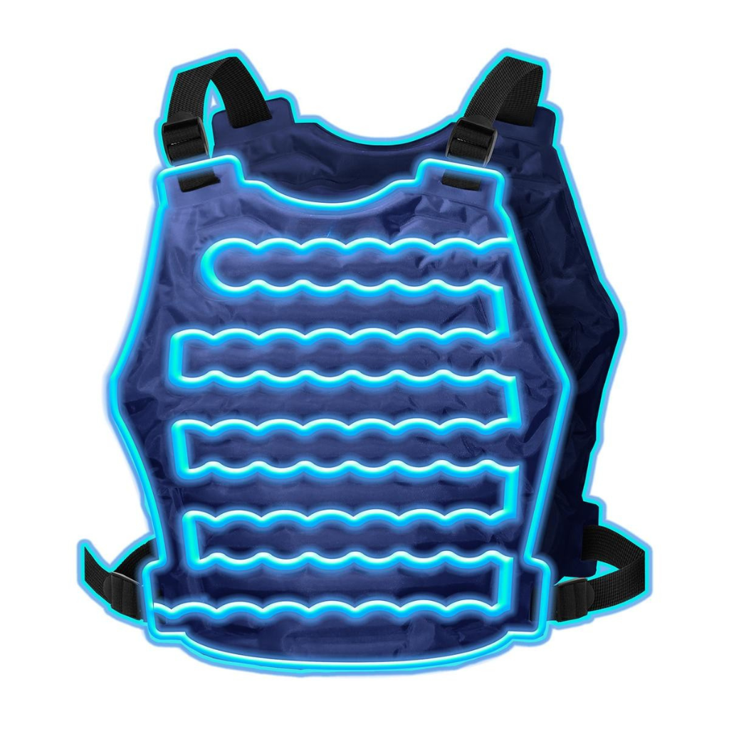 Gilet refrigerante regolabile PolarCore — Sollievo dal calore con nucleo in gel riutilizzabile - Desfino