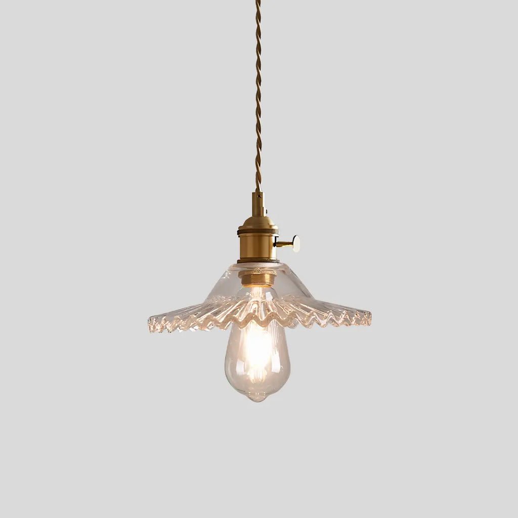 Isabel Glass Pendant Light for Kitchen Island | Desfino