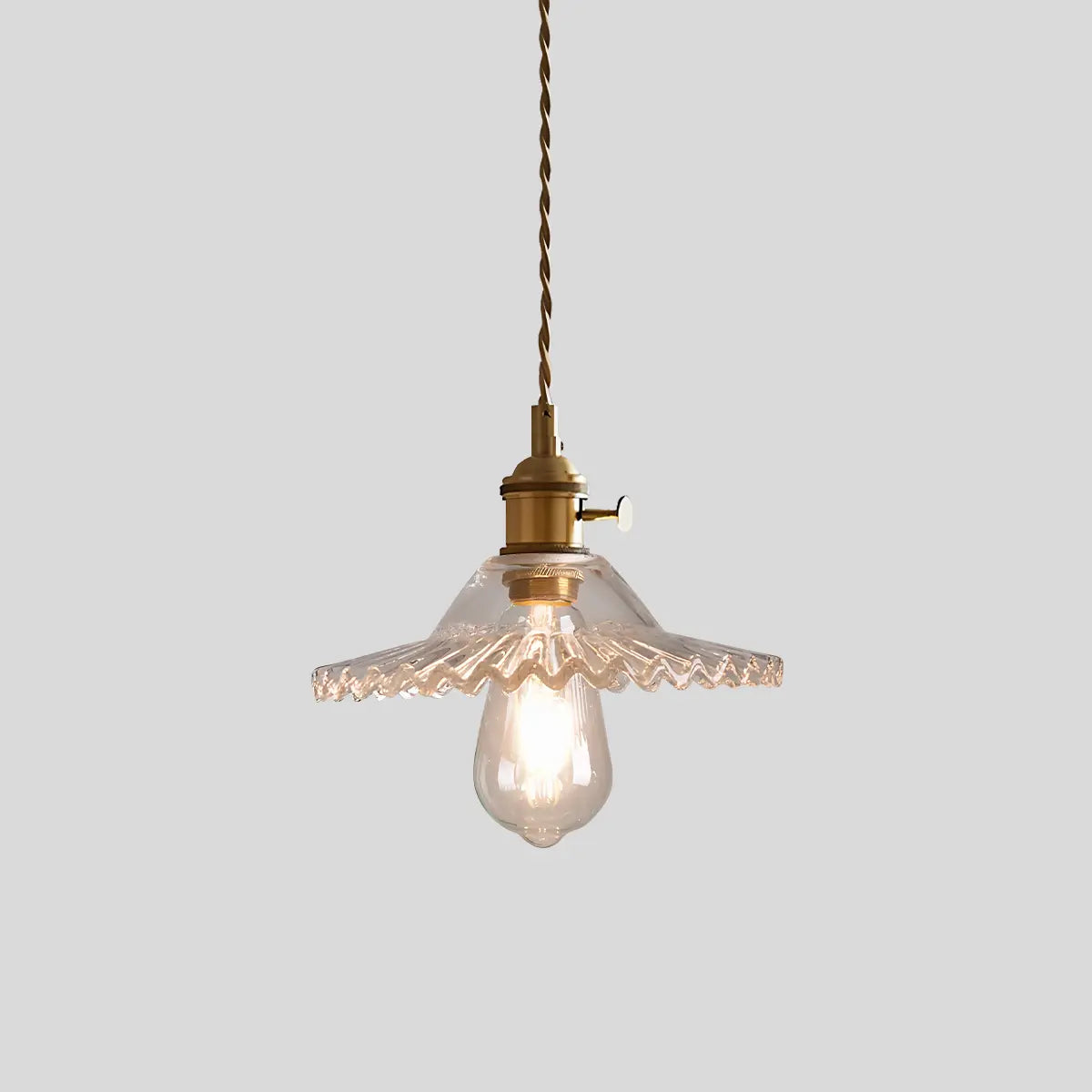 Isabel Glass Pendant Light for Kitchen Island | Desfino