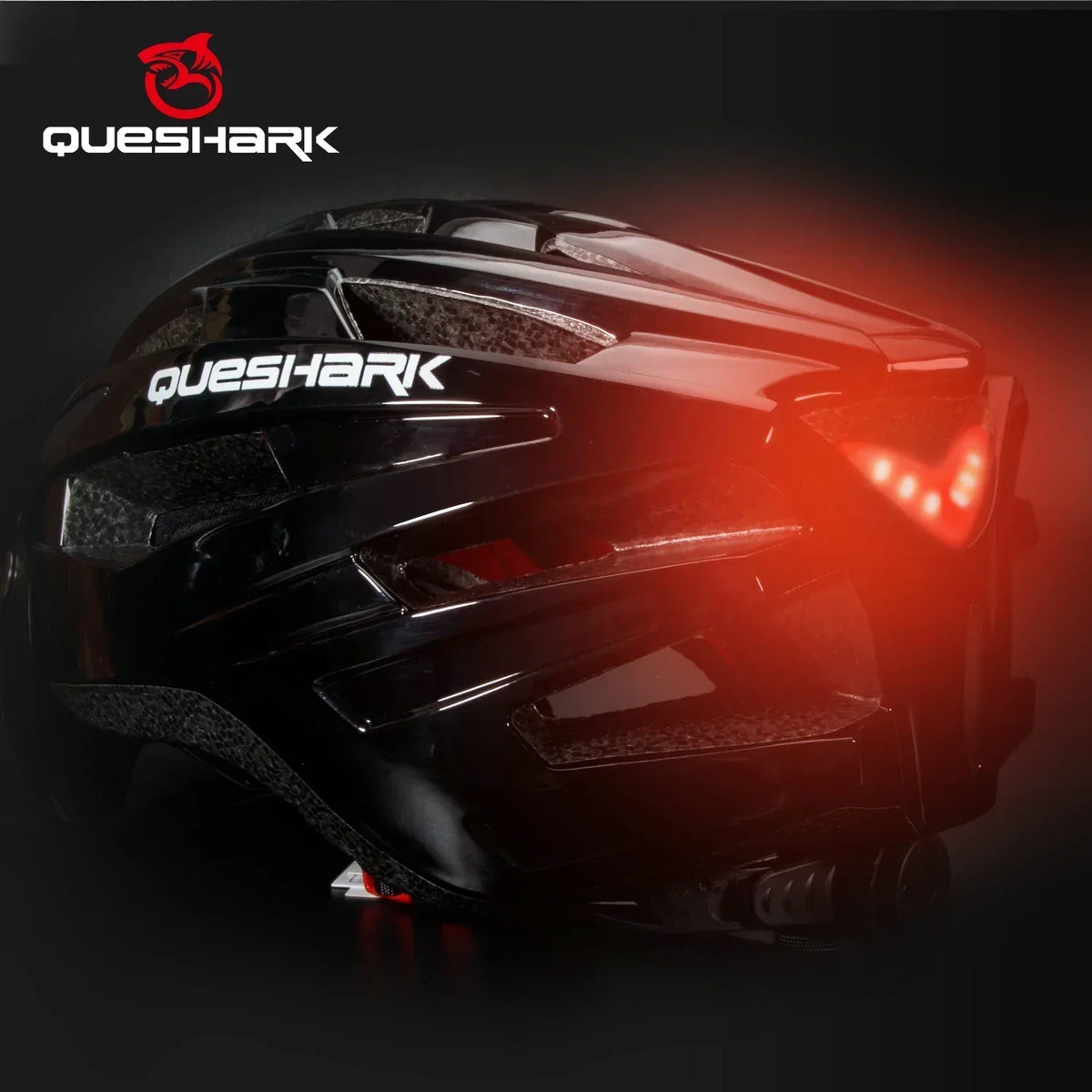 Kask rowerowy unisex Velora - lekki, zintegrowane tylne światło LED - Desfino