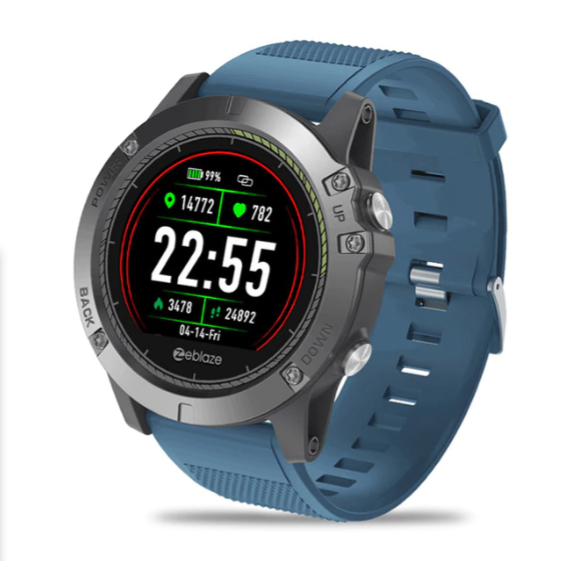Montre connectée tactique RidgeTech — Résistante à l’eau et à la poussière, activité et fréquence cardiaque - Desfino