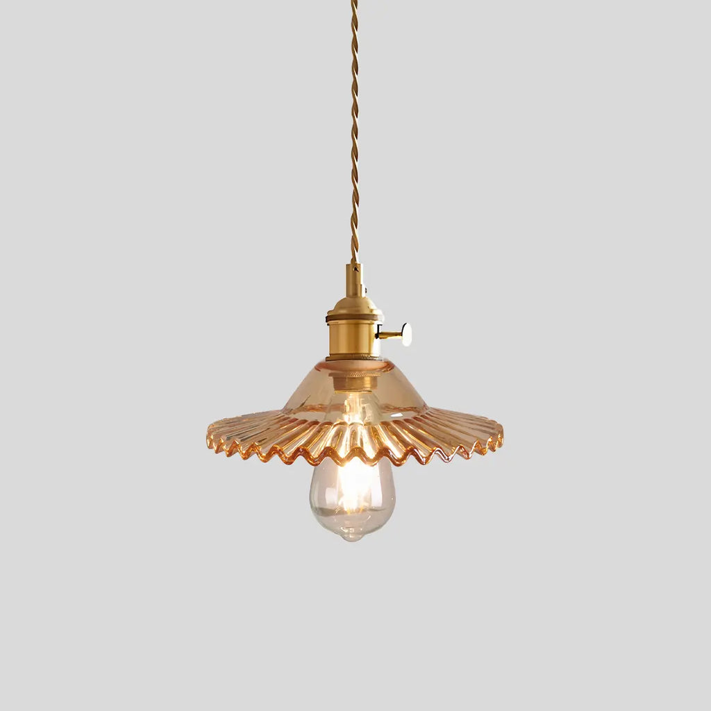 Isabel Glass Pendant Light for Kitchen Island | Desfino