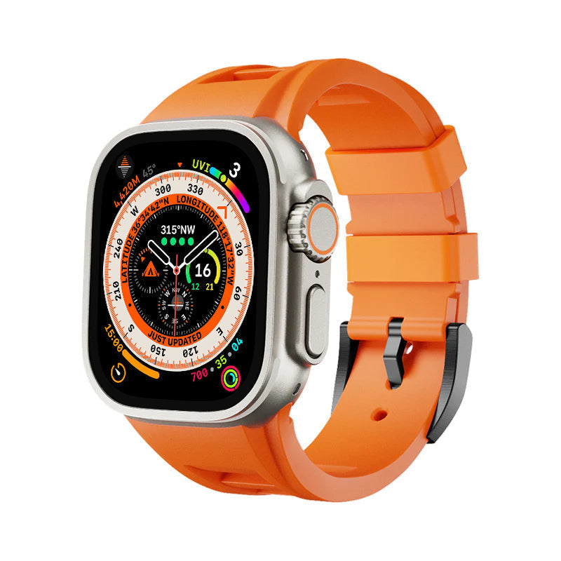 רצועת שעון ספורטיבית Zephra FKM — רצועה עמידה ל-Apple Watch - דספינו