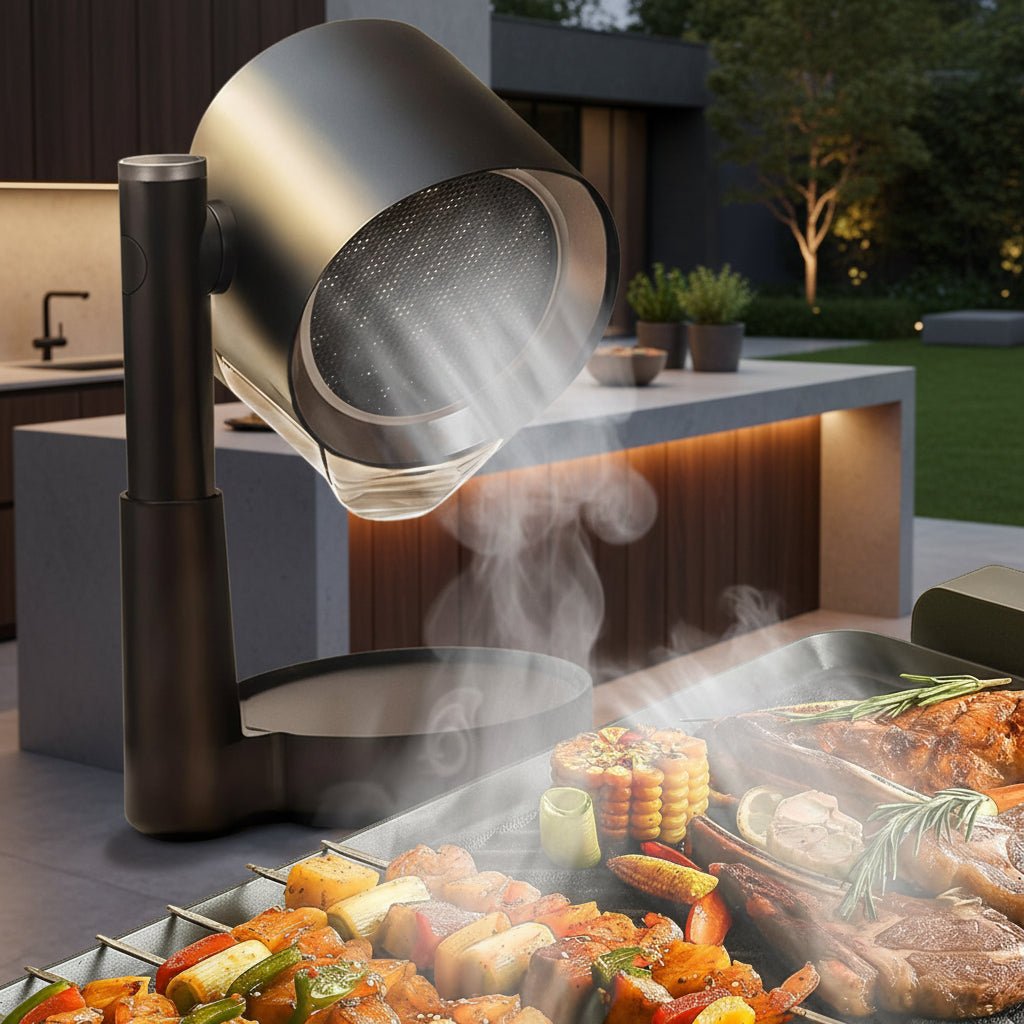 Campana extractora portátil para encimera — ventilador extractor de humo, olores y grasa - Desfino