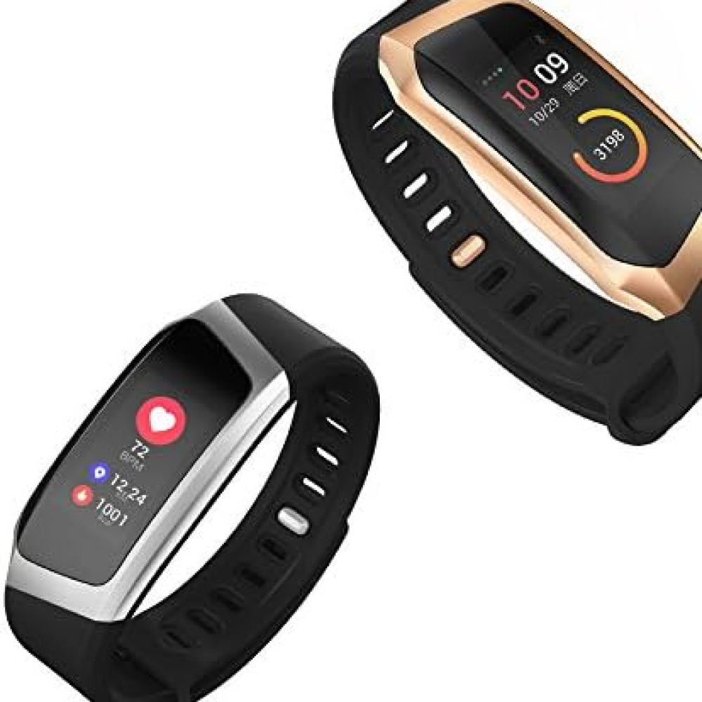 Chytré hodinky CardioSync pro měření krevního tlaku — monitor srdečního tepu a pohybové aktivity s krokoměrem