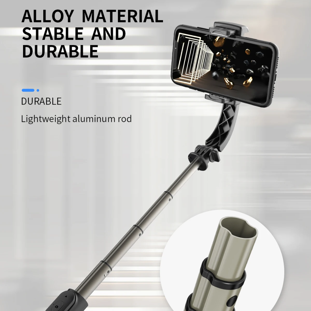 Estabilizador de gimbal para telemóvel Nimora — Tripé e selfie stick - Desfino