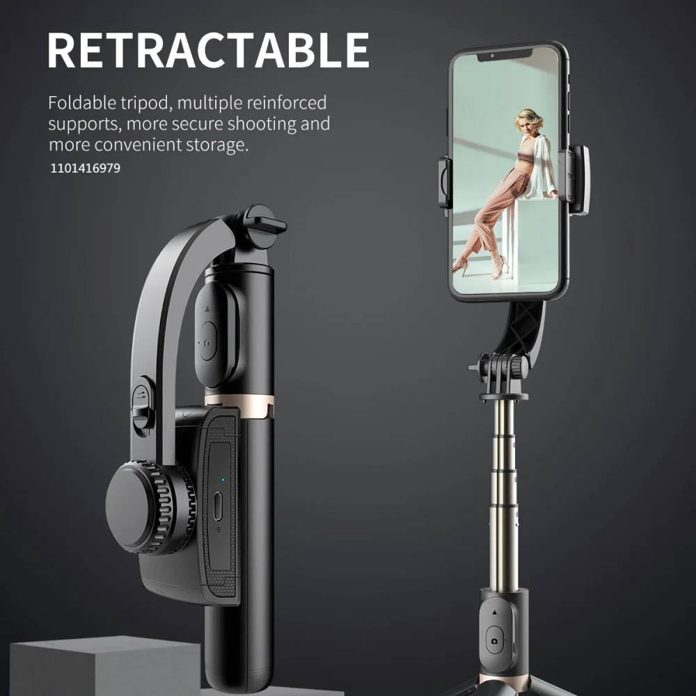Estabilizador de gimbal para telemóvel Nimora — Tripé e selfie stick - Desfino