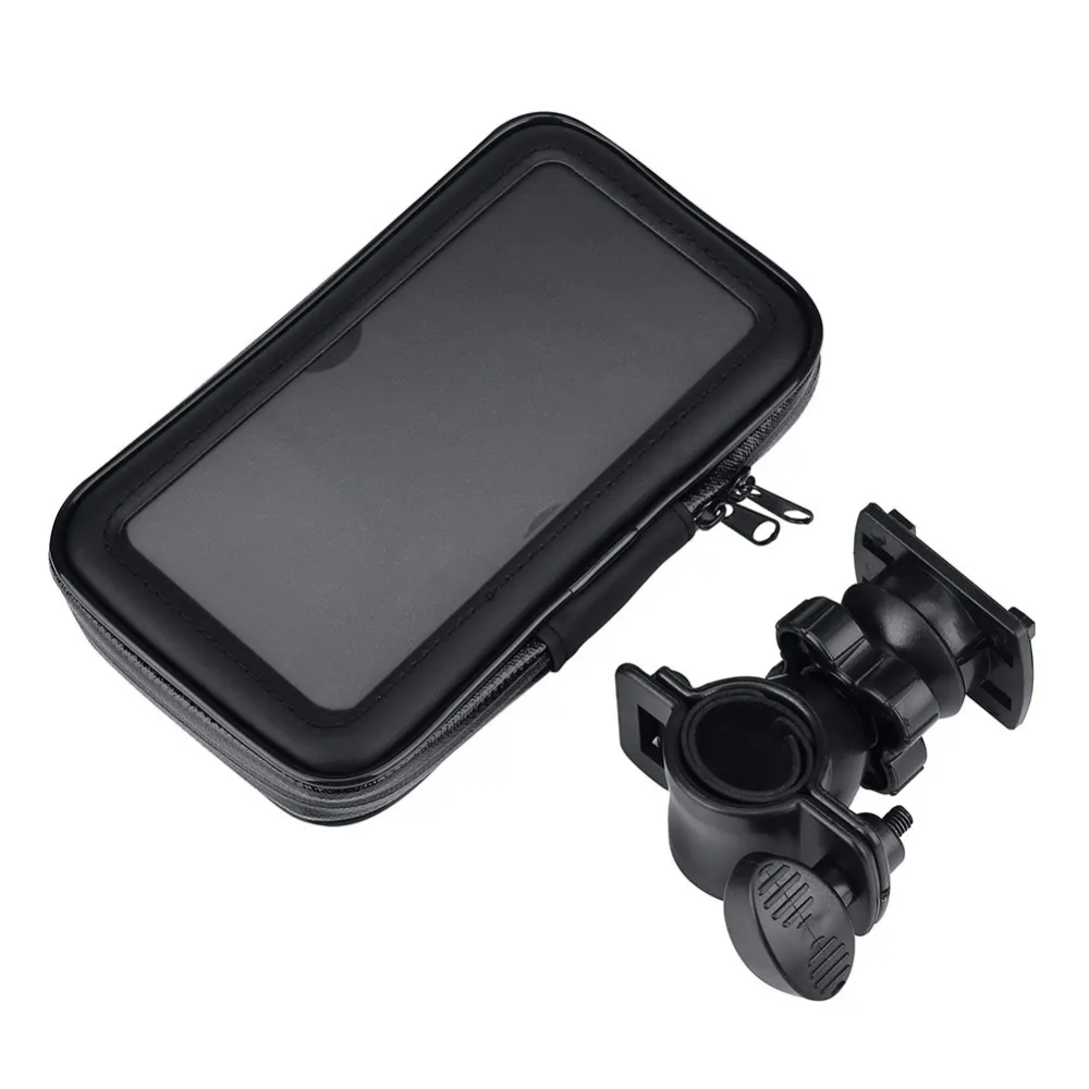 Suporte impermeável para telemóvel no guiador da bicicleta Azerin - Desfino