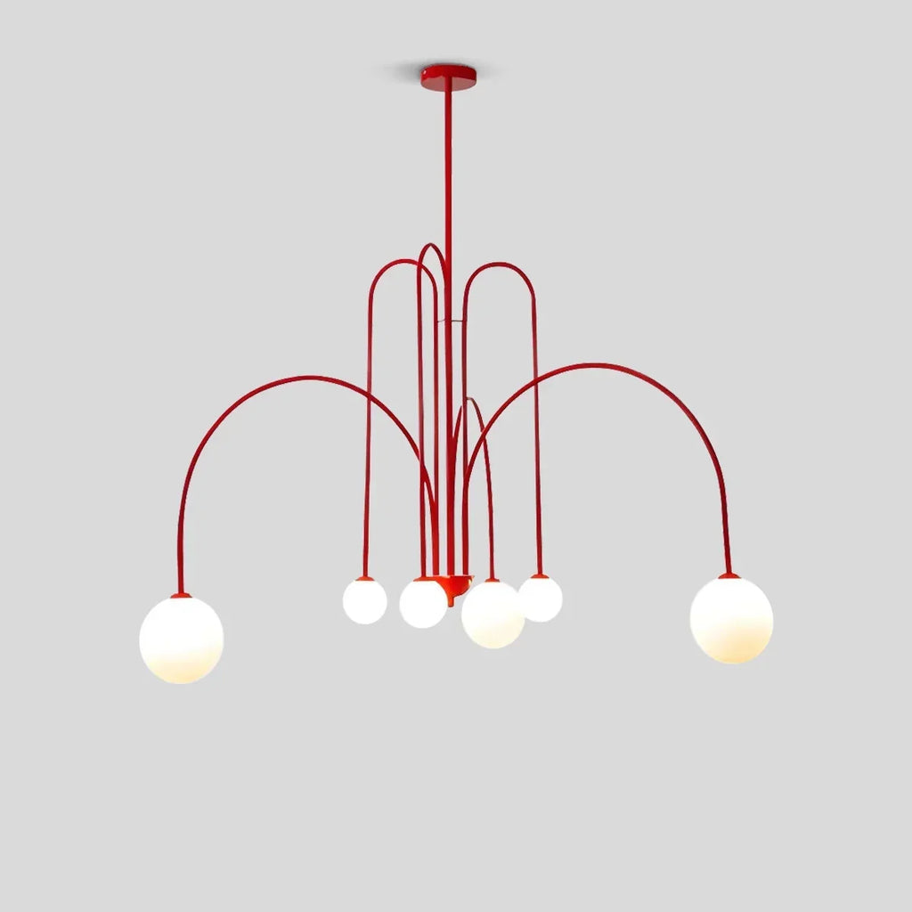 Avi Double Layer Glass Chandelier | Desfino