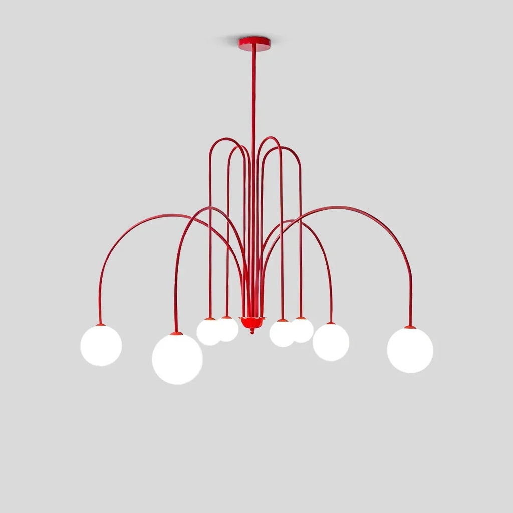 Avi Double Layer Glass Chandelier | Desfino