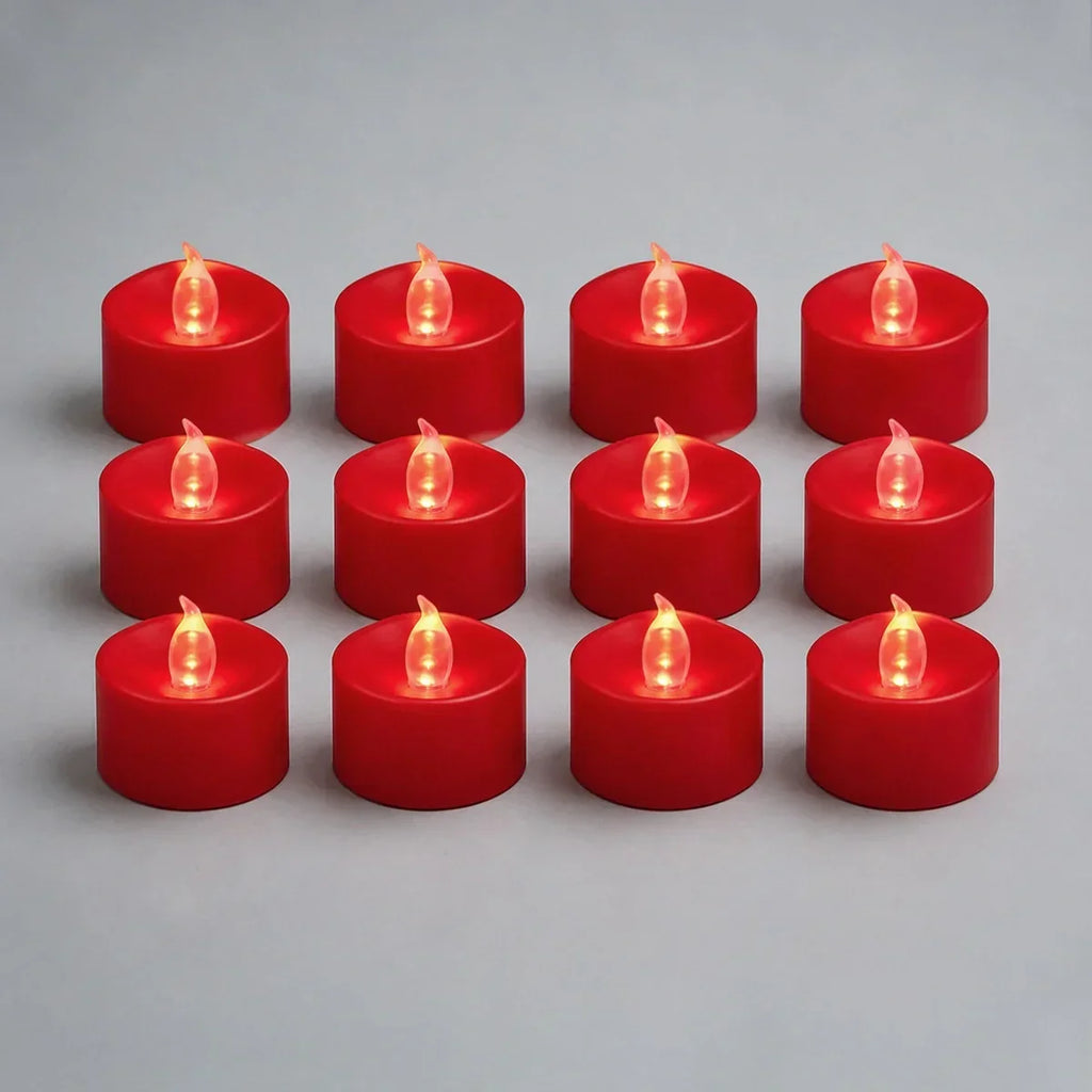 LED-Teelichter ohne Flamme, 100er-Pack × 18 | Desfino