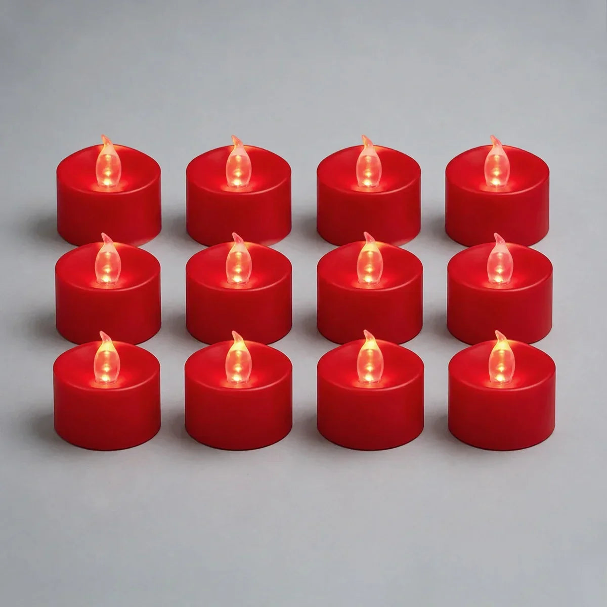 LED-Teelichter ohne Flamme, 100er-Pack × 18 | Desfino