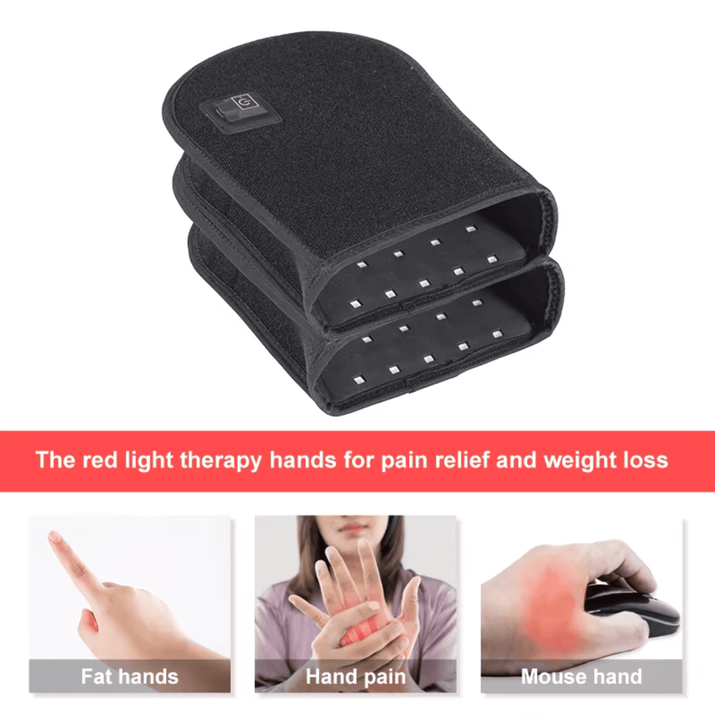 TheraLux-rødlysterapihandske — 630 nm og 850 nm LED'er - Desfino