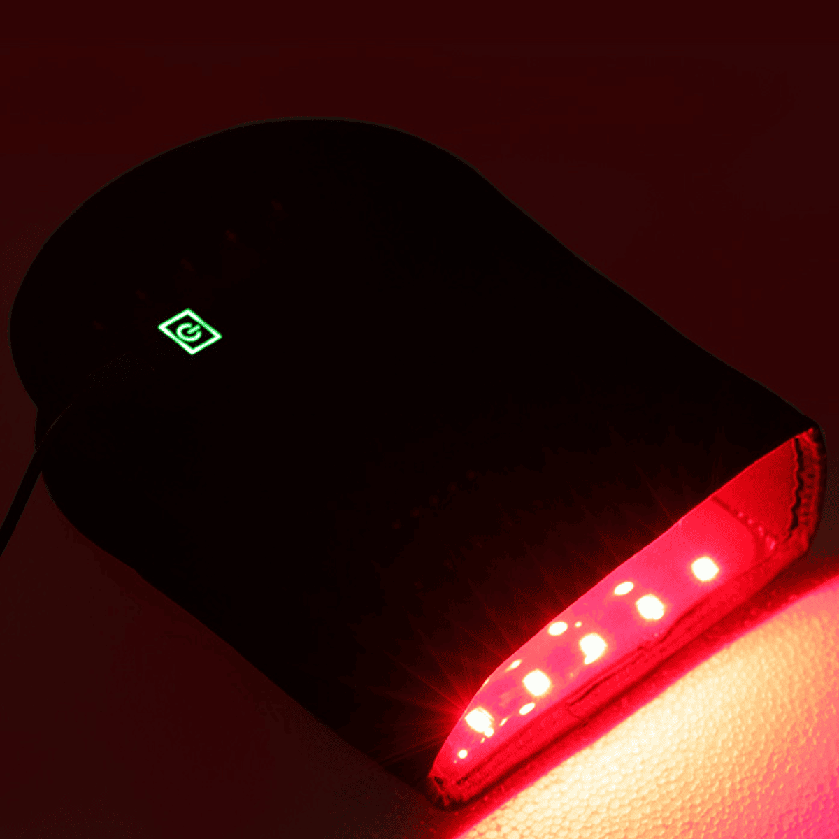 TheraLux-rødlysterapihandske — 630 nm og 850 nm LED'er - Desfino