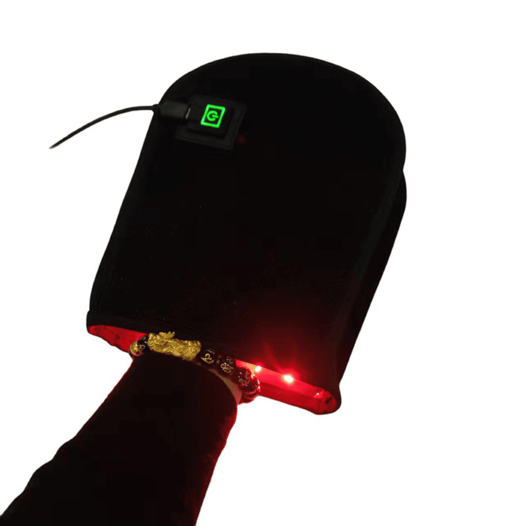 TheraLux-rødlysterapihandske — 630 nm og 850 nm LED'er - Desfino