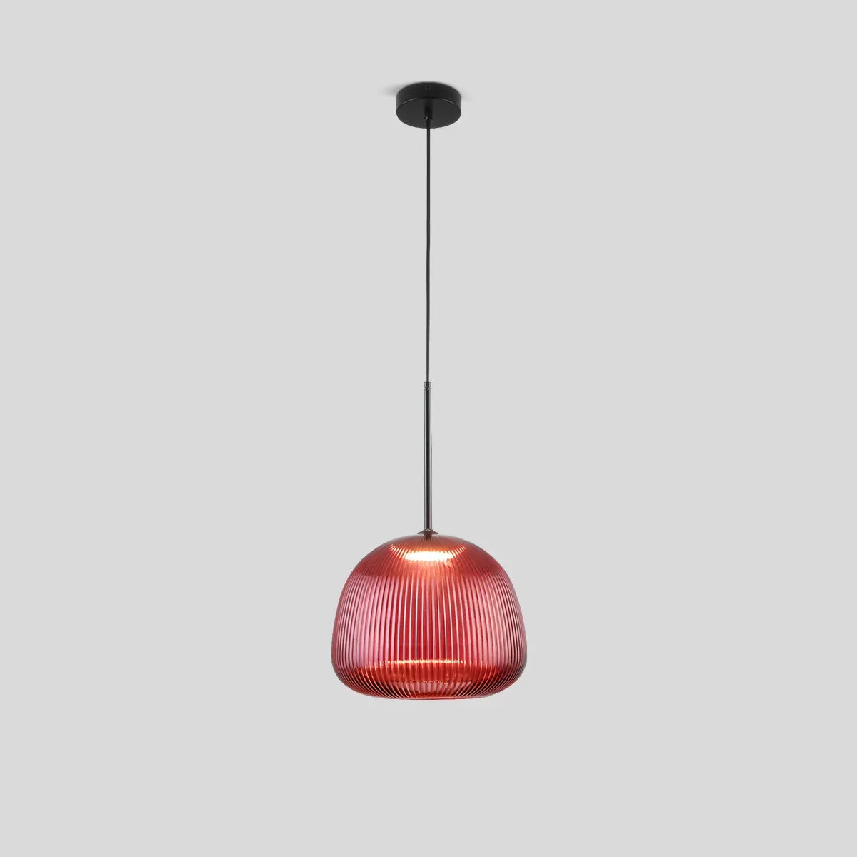 Nordic Pleated Colored Glass Pendant Light | Desfino